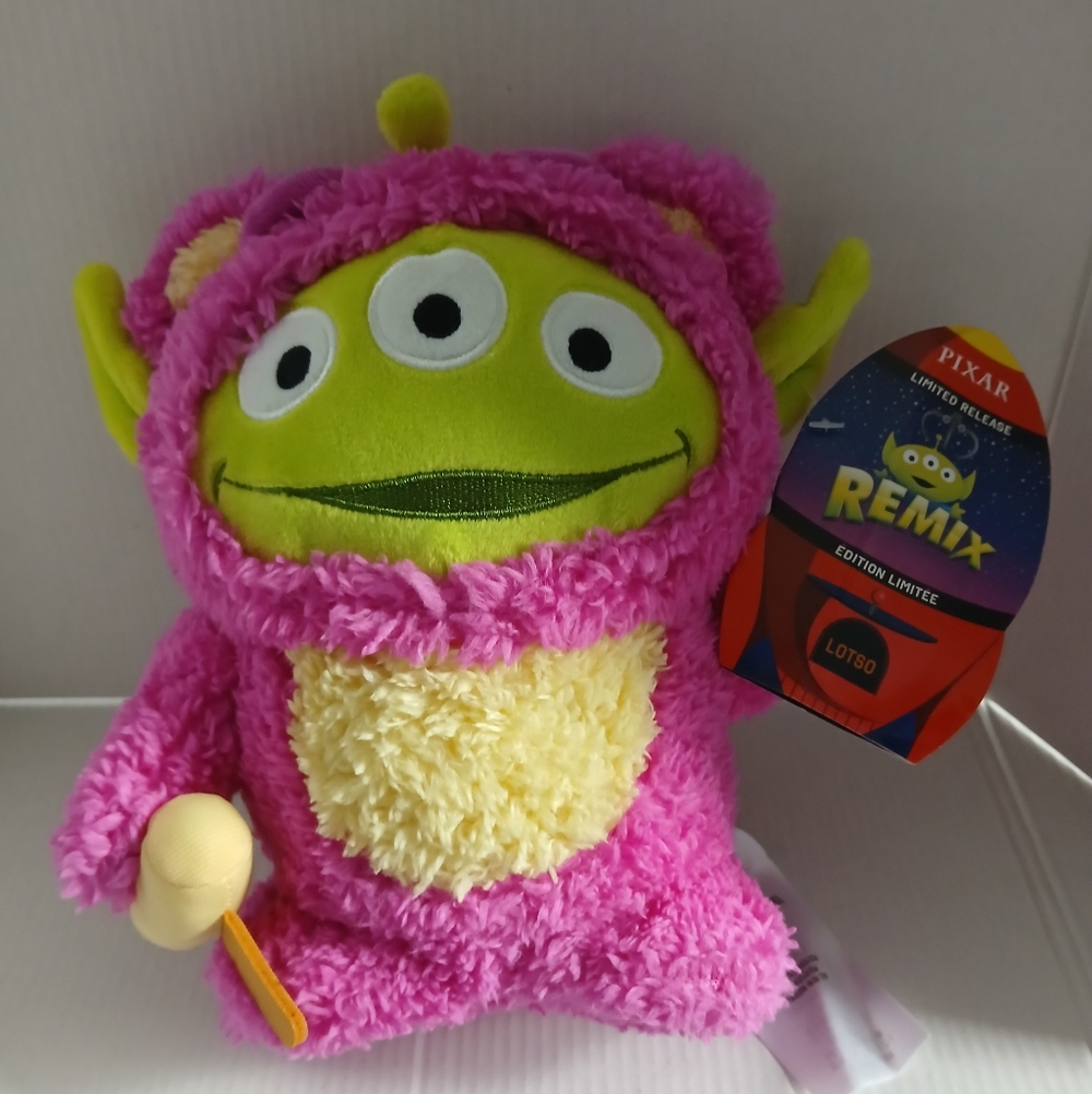 The Disney Pixar Alien Remix Lotso Plush Stuffed Animal